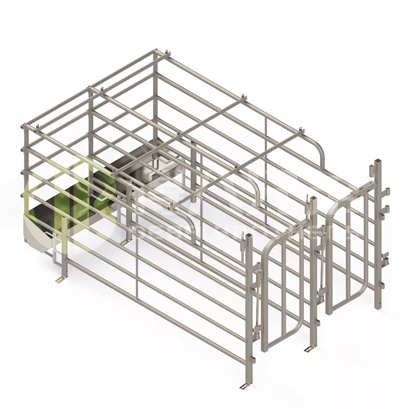 Mas Malapad na Spanish Free-Access Pig Stall